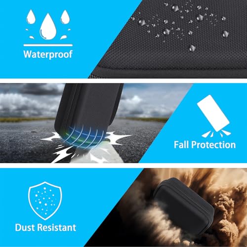 co2CREA Case for Anker MagSafe UFO 3-in-1 Wireless Charger Station, Black - color: Black Case