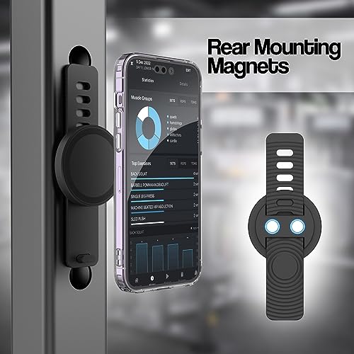 ENCASED Fitness Bike Magnetic Phone Holder, Strap Bar Mount for MagSafe