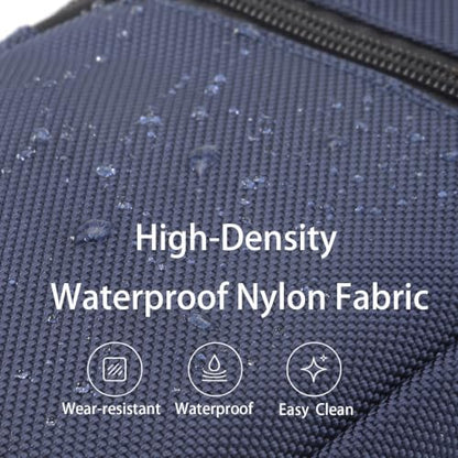 Multi-Functional Cell Phone Belt Holster, Water Repellent Nylon Crossbody Waist Bag Fits 7.2 Inch Phones, 4 Ways Wear Shoulder Hand Wrist Carry Pouch for Outdoor Travel Hiking(Blue) - color: Blue