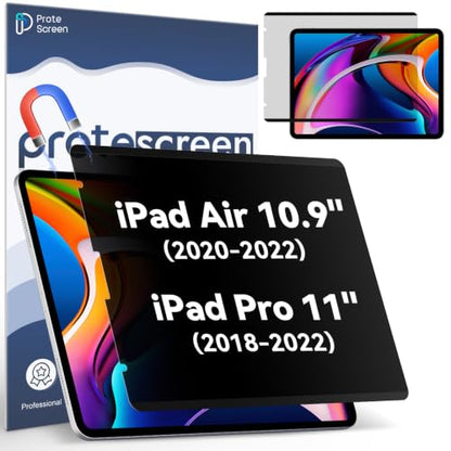 Magnetic Privacy Screen Protector Compatible with iPad Air 10.9&iPad Pro 11 - size: [1 PACK] iPad 11" Privacy Screen