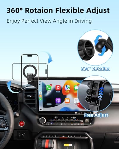 PZK Car Phone Mount for Toyota Tundra 2022-2026/Sequoia 2023-2026 14-Inch - color: Magsafe, size: Tundra 2022-2026/Sequoia 2023-2026 (14 inch)