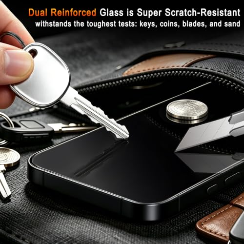 TZGZT 3 Pack Screen Protector for iPhone 16, Tempered Glass, Case Friendly - color: iPhone 16 Clear