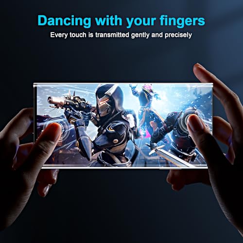 3 Pack Screen Protector for Samsung Galaxy S22 Ultra [Not Glass], Support Fingerprint Flexible TPU Film with Camera Lens Protector, Full Coverage - size: Samsung Galaxy S22 Ultra