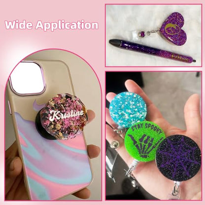 Phone Stand Resin Mold with 10 Blank Phone Stands