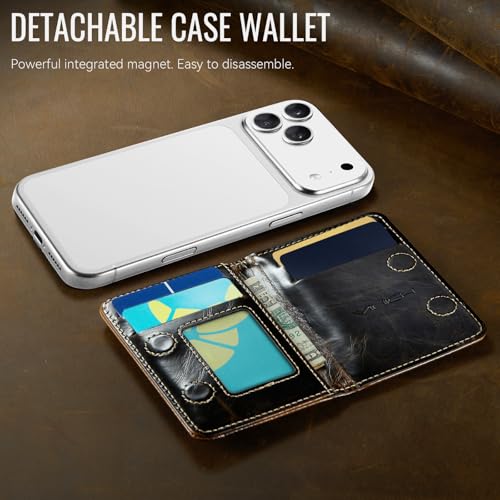 Vinich for MagSafe Wallet Magnetic RFID Blocking Card Holder, Luxury Coffee - color: Luxury Coffee