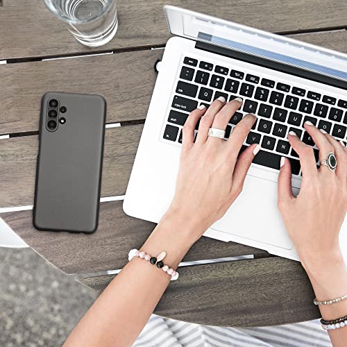 kwmobile Case Compatible with Samsung Galaxy A13 4G Case - Soft Slim Metallic TPU Silicone Cover - Metallic Grey - color: Metallic Grey, size: Galaxy A13 4G