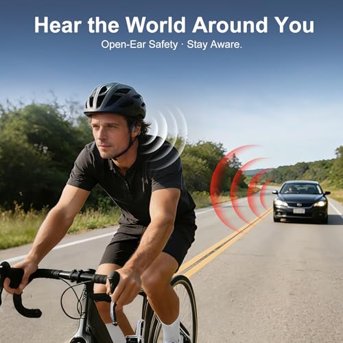 Bone Conduction Headphones Bluetooth 6.0,Open Ear Wireless Sport Headphones
