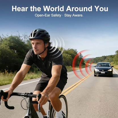 Bone Conduction Headphones Bluetooth 6.0,Open Ear Wireless Sport Headphones