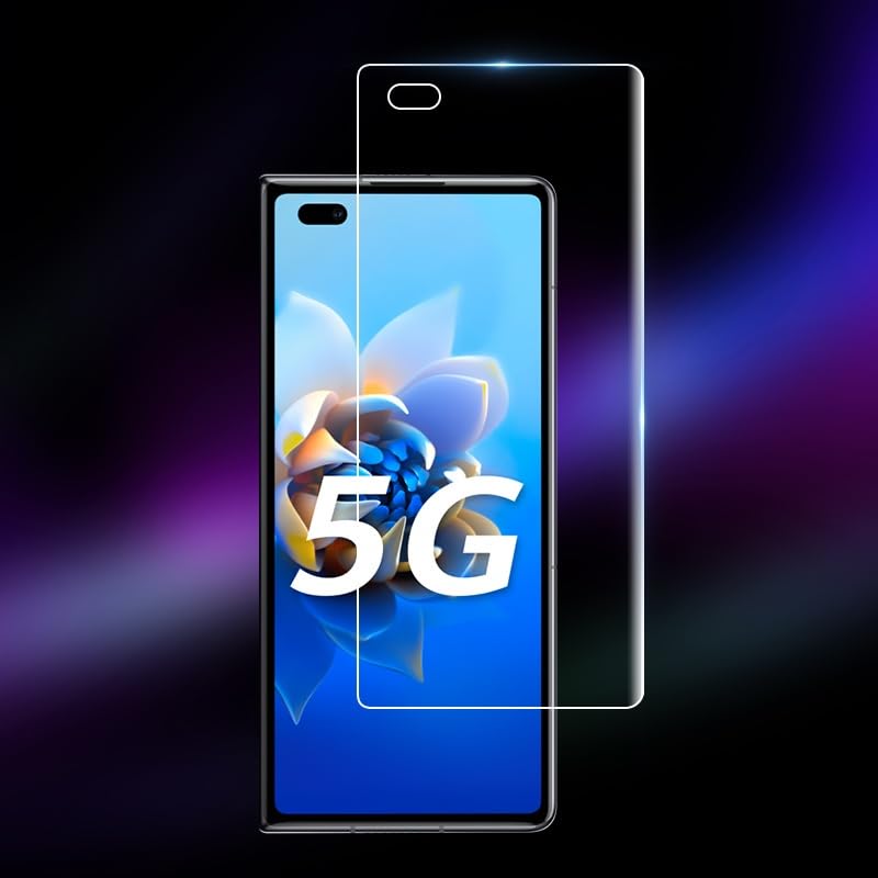Ultra Thin Hydrogel Film for Huawei Mate X2 MateX2 5G Soft TPU Front Back Full Cover Screen Protector Transparent Protective Film (Not Tempered Glass) (Front Film 6.45 Inch,Huawei Mate X2) - color: Front Film 6.45 Inch