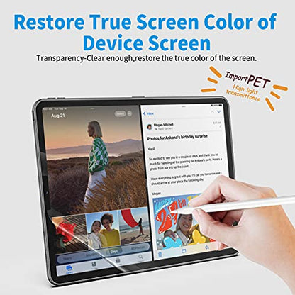 Paper Screen Protector for iPad Air 5th/4th Gen & Pro 11 inch 2022-2018 - size: 10.9"/11" Pro (2022-2018)/Air 5th/4th