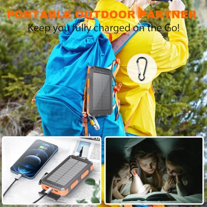 Power Bank Solar Charger 20,000mAh,