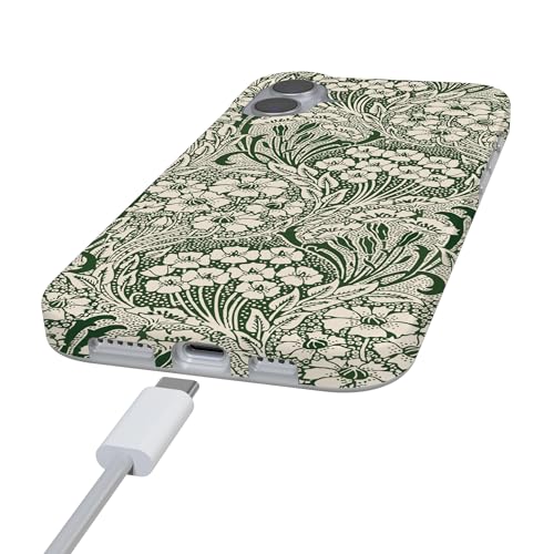 Casely iPhone 16 Case | Mystic Meadow | Green Gardens | Compatible with MagSafe | Classic Ultra Slim Design - color: Mystic Meadow | Green Gardens, size: Iphone 16