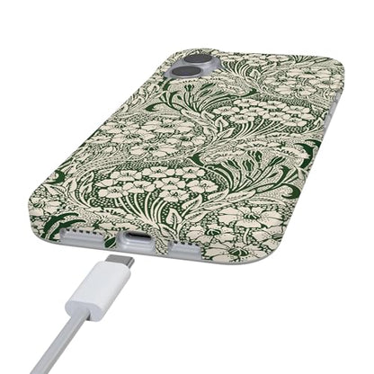 Casely iPhone 16 Case | Mystic Meadow | Green Gardens | Compatible with MagSafe | Classic Ultra Slim Design - color: Mystic Meadow | Green Gardens, size: Iphone 16