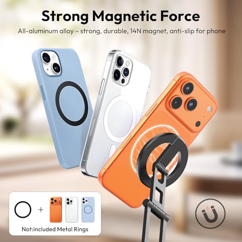 ULANZI SK29 Magnetic Phone Tripod, Foldable Mini Tripod Mount for MagSafe