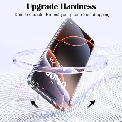 2 Pack Mirror Privacy Screen Protector iPhone for 16 Pro Max - color: Silver iPhone 16 pro max
