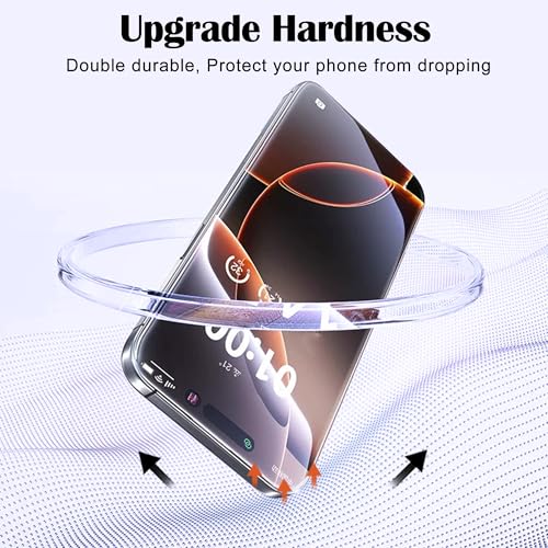 2 Pack Mirror Privacy Screen Protector iPhone for 16 Pro Max - color: Silver iPhone 16 pro max
