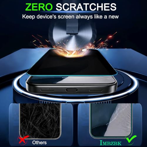 IMBZBK Privacy Screen Protector for Google Pixel 11 Pro, 3+3 Pack - color: Pixel 11 Pro-Black