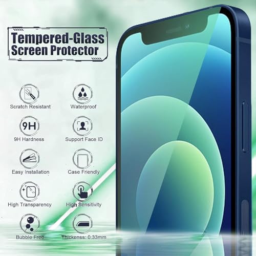 3 Pack Anti-Blue Light Screen Protector for iPhone 13 - size: iPhone 13