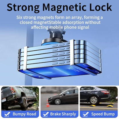 Car Magnetic Phone Mount for Mercedes Benz Sprinter eSprinter 2019 2020 2022 2023 2024 2025 2026 Auto Accessories Cellphone Holder Fast 15W Wireless Charger Cell Phones Charging Screen Stand
