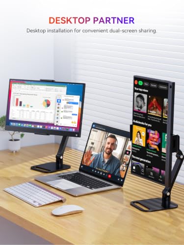 UPERFECT Portable Monitor & Tablet Stand, Heavy-Duty Carbon Steel Mount - size: 19 inch