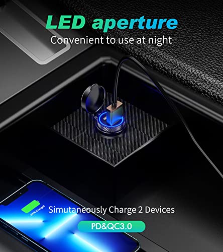 KEWIG 60W/5A USB C Car Charger