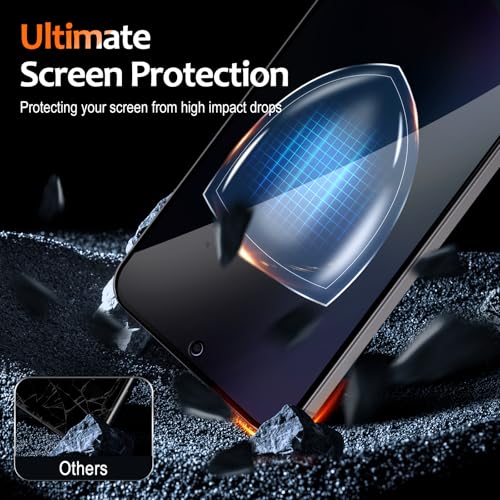 2 Pack Privacy Screen Protector for Samsung Galaxy A57, Tempered Glass Film full Coverage Anti Scratch, Anti-Spy, 9H Hardness, Bubble Free for Samsung Galaxy A57 Privacy Screen Protector - size: Samsung Galaxy A57