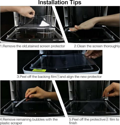 5Pcs Halot-X1 Screen Protector for Creality Halot-X1 10.1" 16K 3D Printer - size: For Halot X1