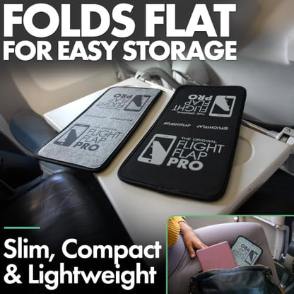 Flight Flap Airplane Phone Holder - Foldable Phone Stand for Plane Travel - color: PRO, size: Large