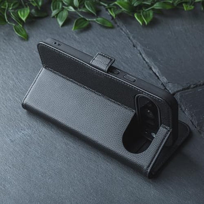 Google Pixel 10 Pro XL Metro Leather Wallet - color: Metro Black