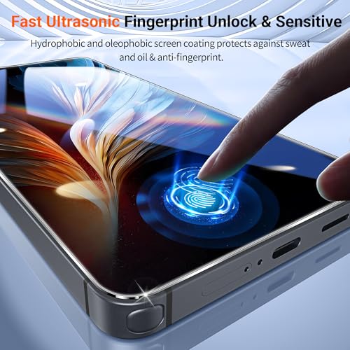 letosan 3 Pack for Samsung Galaxy S25 ultra Screen Protector Tempered Glass + 1 Set Camera Lens Protector, Military Grade Shatterproof, 9H+ Hardness, Auto Alignment Frame 6.9 Inch - size: Galaxy S25 Ultra 6.9 Inch