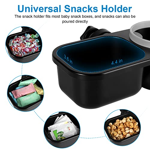 Accmor Stroller Cup Holder, Drinks Holder Bike Walker Wheelchair - color: Tray-Grey