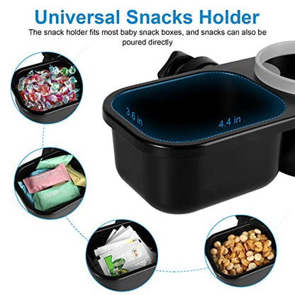 Accmor Stroller Cup Holder, Drinks Holder Bike Walker Wheelchair - color: Tray-Grey
