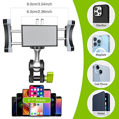 Suction Cup Phone Mount 360 Rotating Universal Ball Head Arm for Car Dashboard Windshield Vehicle Sunroof (Black) - color: Black