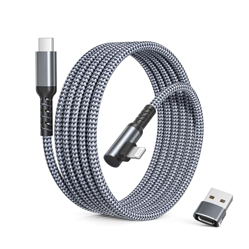 Elebase for iPad 9th 8th Generation Charger Cable with USB Adapter 3.3FT - color: Angled-Gray, size: 3.3 FT