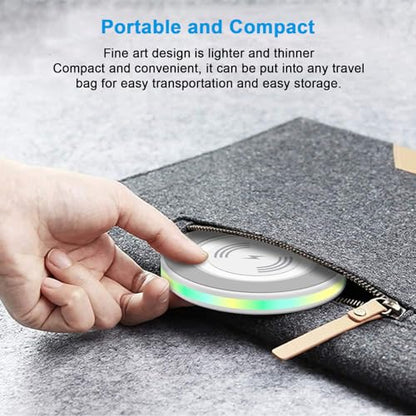 15W Pixel Wireless Charger Fast Charging Pad for Google Pixel 11 Pro XL 10a - color: White, style: 2-Pack