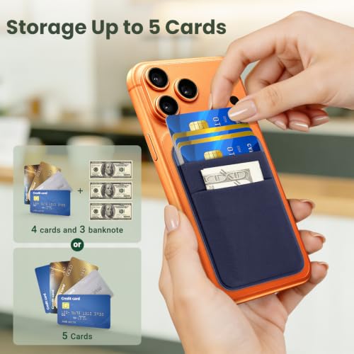 takyu Wallet Compatible with Magsafe - color: Dark-blue