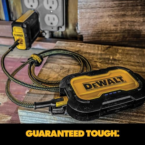 DEWALT Heavy Duty 100W USB C Cable, Jobsite 100 Watt USB C Cable, 4 ft - size: 4FT