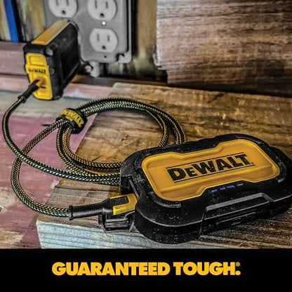 DEWALT Heavy Duty 100W USB C Cable, Jobsite 100 Watt USB C Cable, 4 ft - size: 4FT