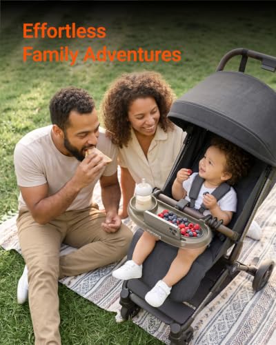 Mamazing 3 in 1 Universal Stroller Snack Tray with Cup & Phone Holder