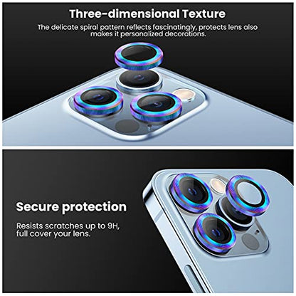 Tensea Camera Lens Protector Ring for iPhone 13 Pro - iPhone 13 Pro Max - color: Colorful
