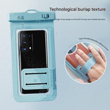 Waterproof Phone Pouch PVC Touchscreen Dry Bag Universal Size Waterproof Phone Case for Swimming, Diving, Kayaking(Mint Green) - color: Mint green