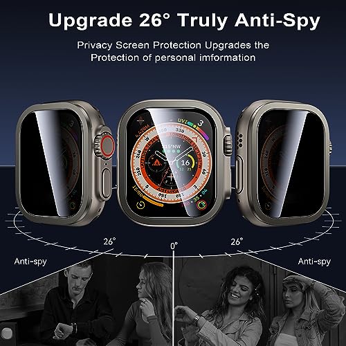 WSKEN for Apple Watch Ultra 3 / Ultra 2 Screen Protector - Privacy - color: Original