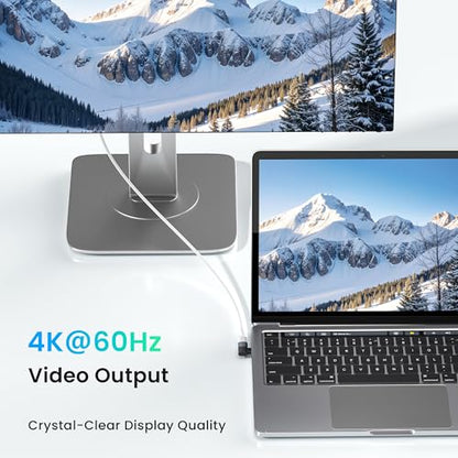 RUXELY USB C 90 Degree Adapter 3Pack,PD 100W 40Gbps Right Angle Extender