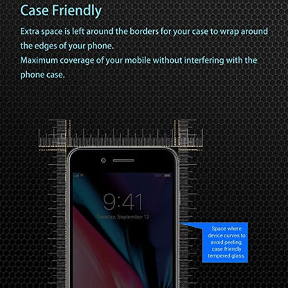 2 Pack Privacy Screen Protector for iPhone 8 Plus/iPhone 7 Plus - size: 8 Plus/7Plus
