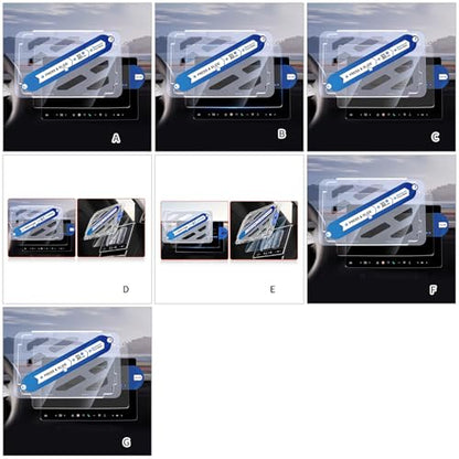 Glass Film with Positioning Frame for 3 Y Screen Protector Center Control Screen Protections Film