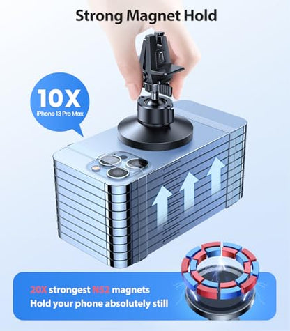 VICSEED for MagSafe Car Mount [Strongest Magnet Power] Car Phone Holder - color: Blue