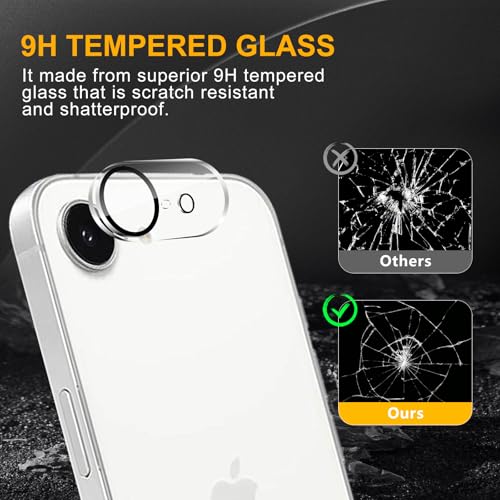 3 Pack Camera Lens Protector for iPhone 17e - size: iPhone 17e