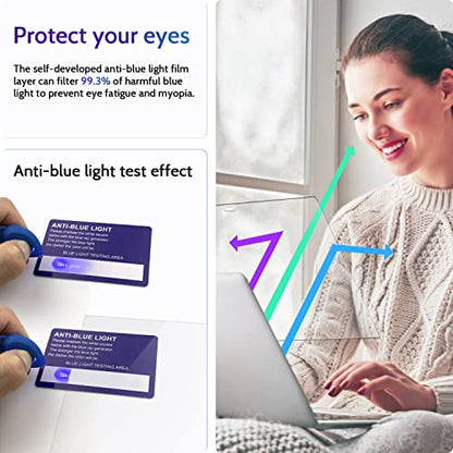 Peslv 3-Pack Anti Blue Light Screen Protector for MacBook Pro 13 Inch - size: MacBook Pro 13" 2016-2022