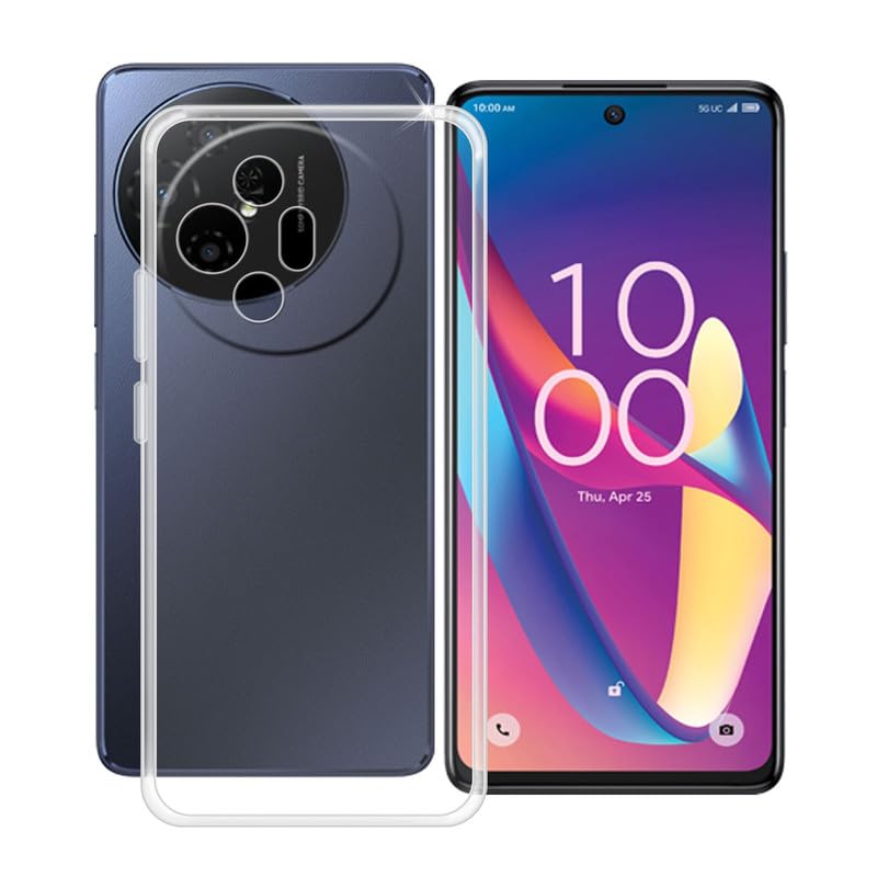 Phone Case for TCL 50 XL 5G (6.78"), Clear TPU Soft Silicone Cover [Ultra-Thin X Anti Yellow] Shockproof Anti-Drop Protective Shell Cover for TCL 50 XL 5G - Transparent