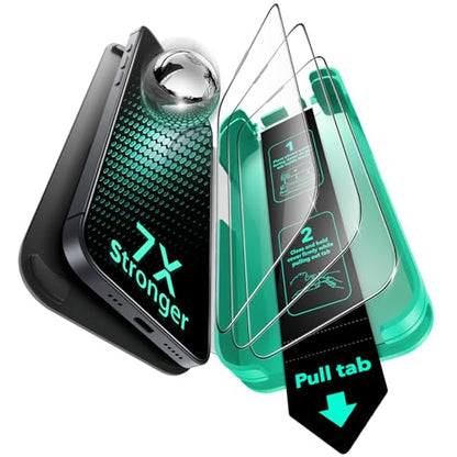 ESR 3 Pack for iPhone 15 Pro Screen Protector, Armorite - size: iPhone 15 Pro 6.1 inch